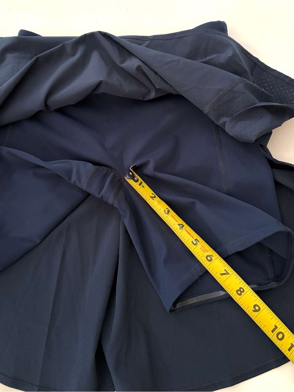 SPANX SPANXshape™ Get Moving 17-Inch Skort Tennis Golf Skirt Navy Blue Small - Picture 9 of 15